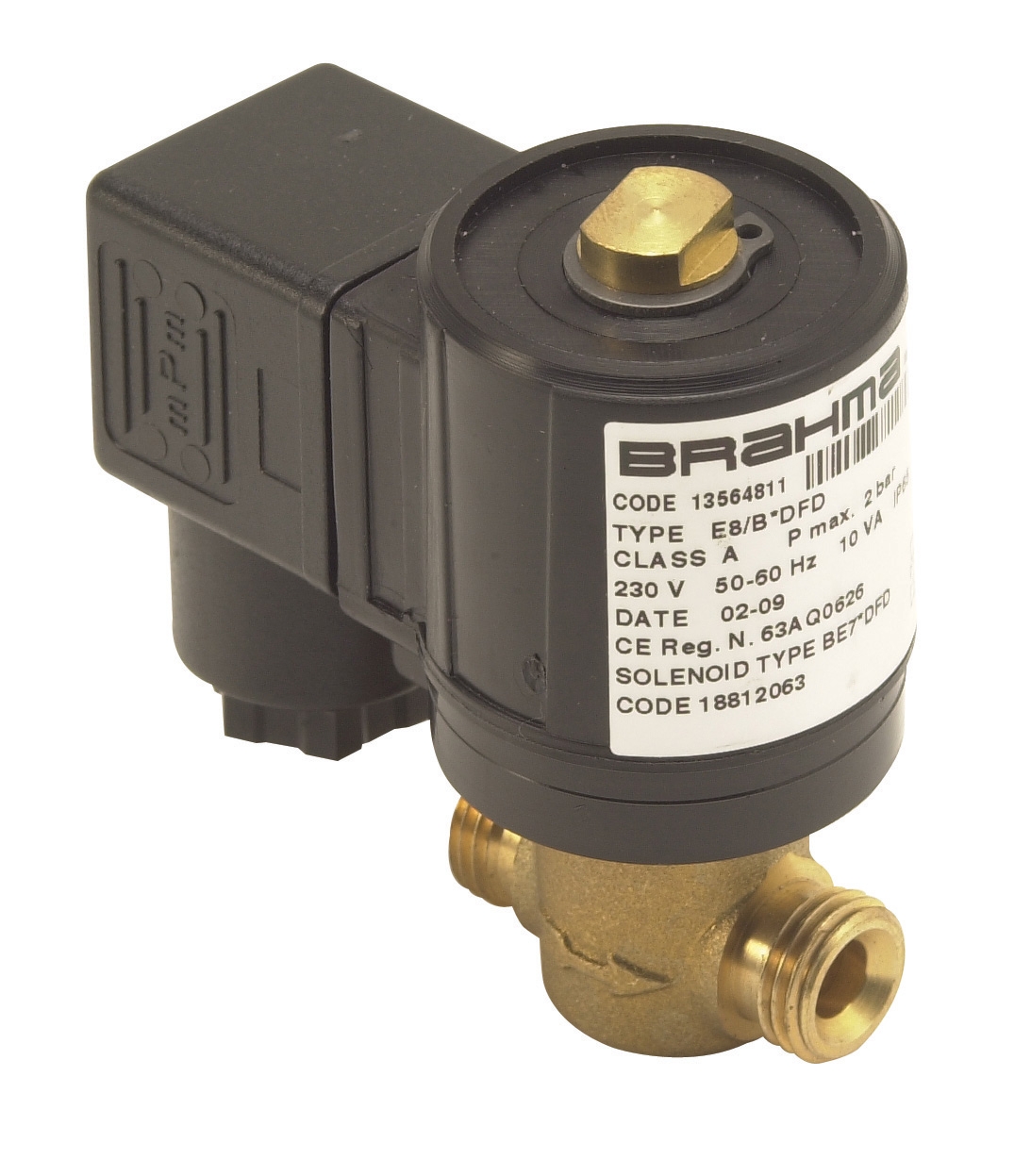 Gas valve E6/G S8GMO 3/8F 220V 1 bar