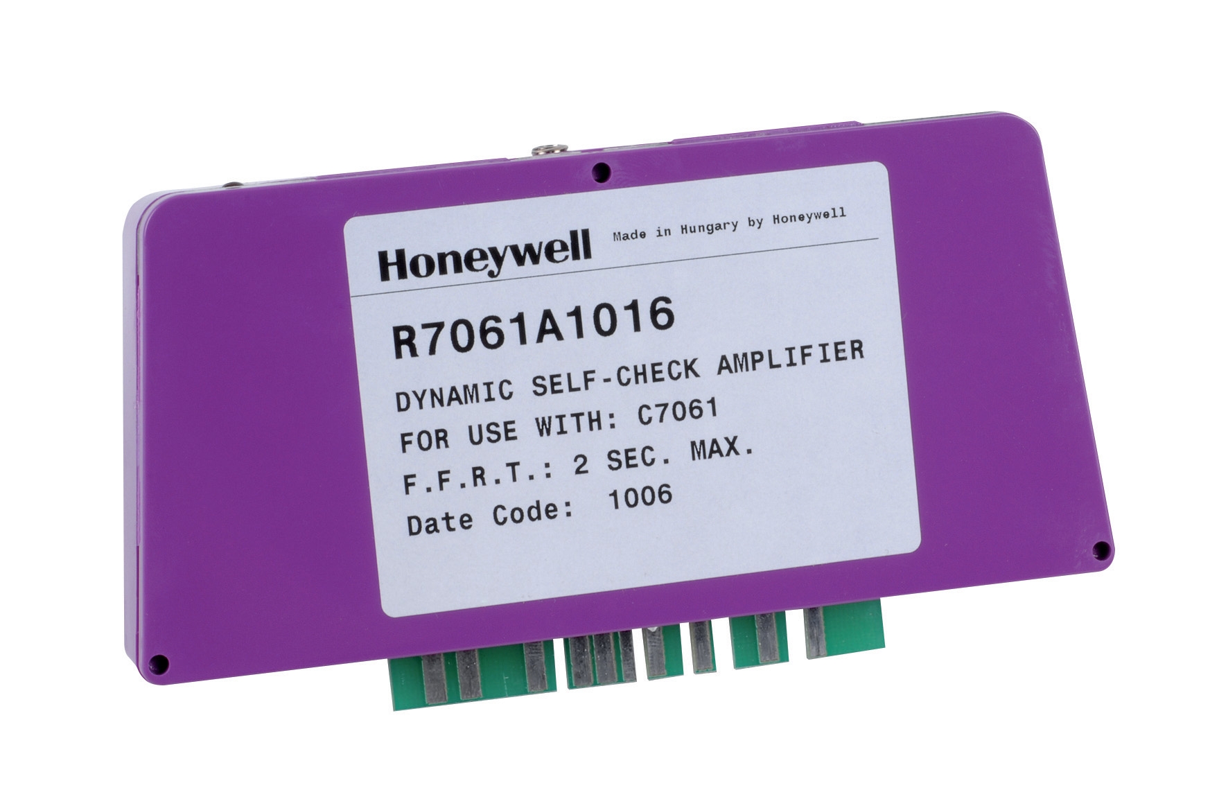Self-verifying UV amplifier 1sec for EC7800 with C7061 type R7894A1034