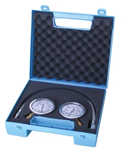 Oil pressure gauge cabinet