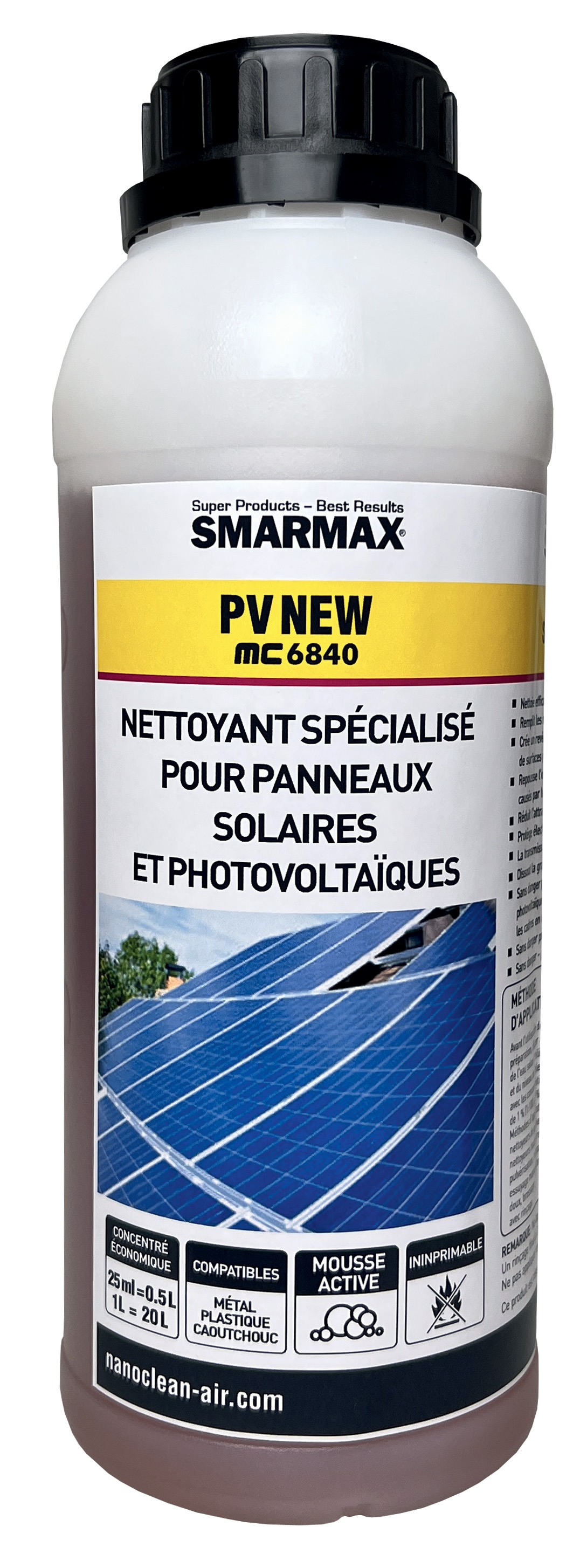 MC6840 solar panel cleaner PV NEW - 1L concentrate