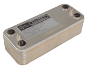 BER 16 element heat exchanger Beretta 190BORR16B plate 150mm