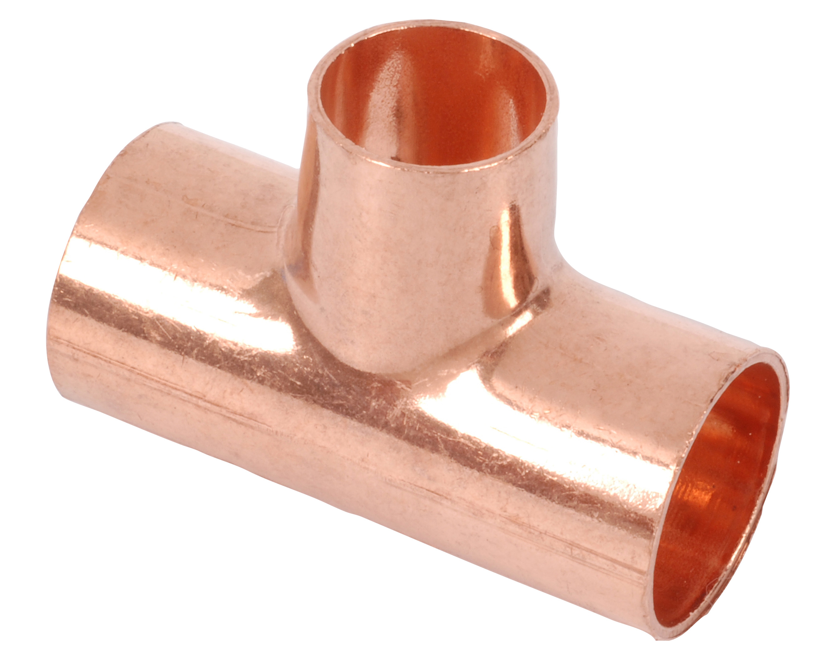 Reduced tee FFF 3/8x1/4x3/8"