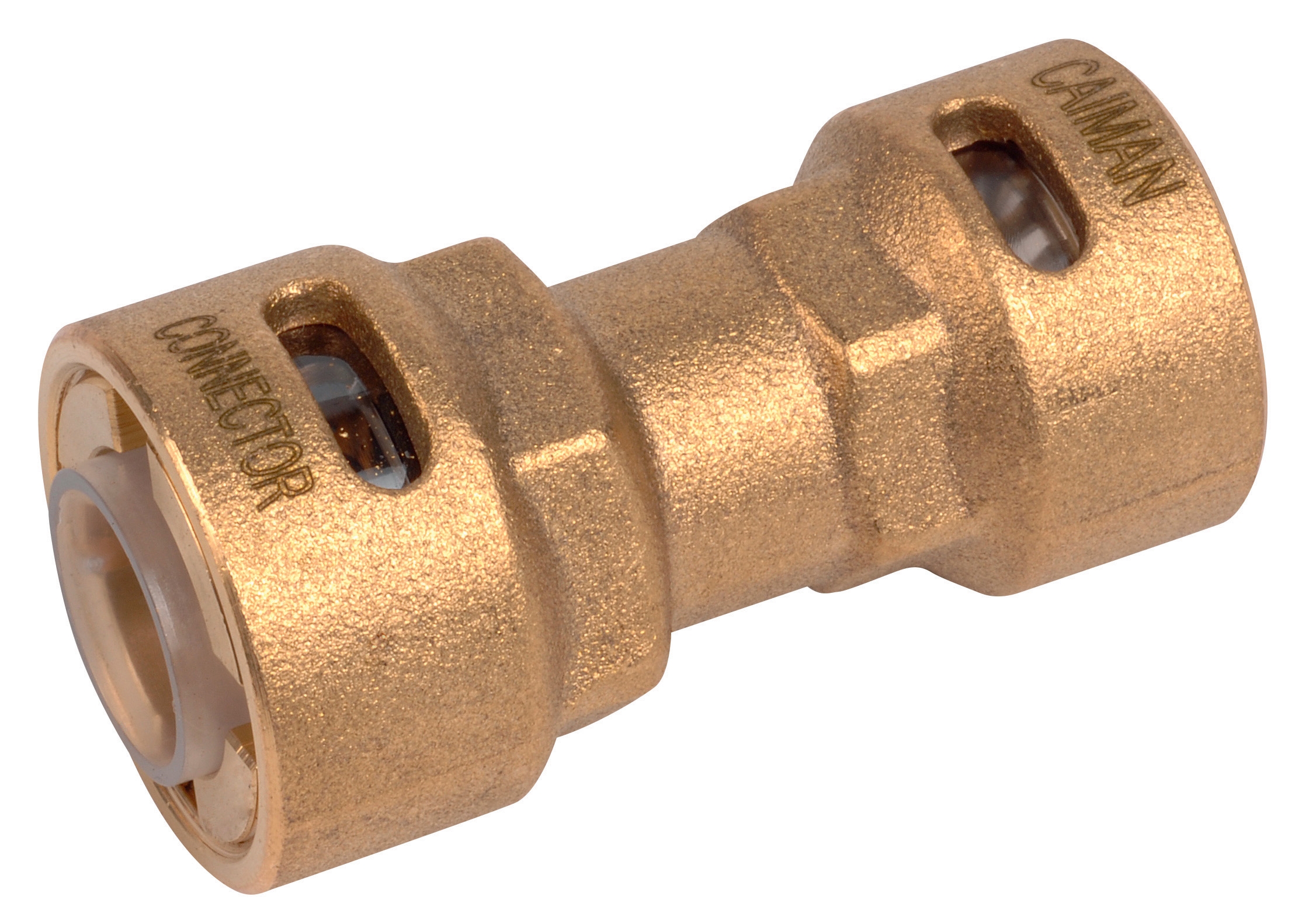 Straight quick coupling under pressure 3/8*1/2