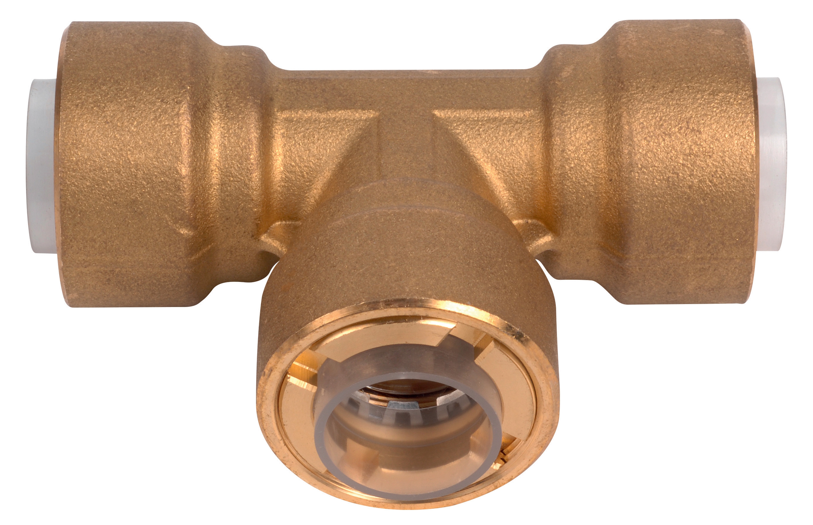 Quick coupling T at pressure 1/4"