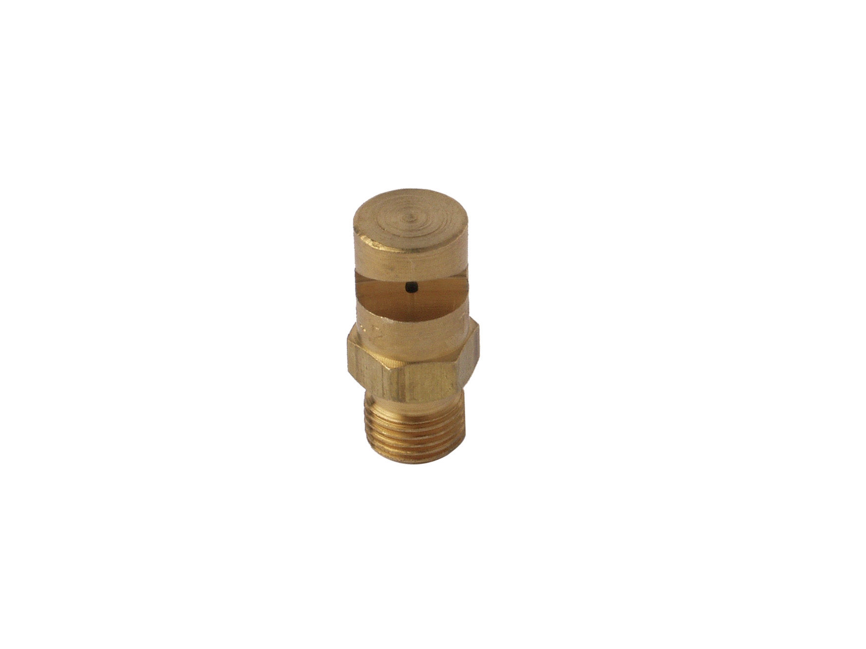 Flat jet nozzle type C3E 1/4"M index 08 angle 25° stainless steel