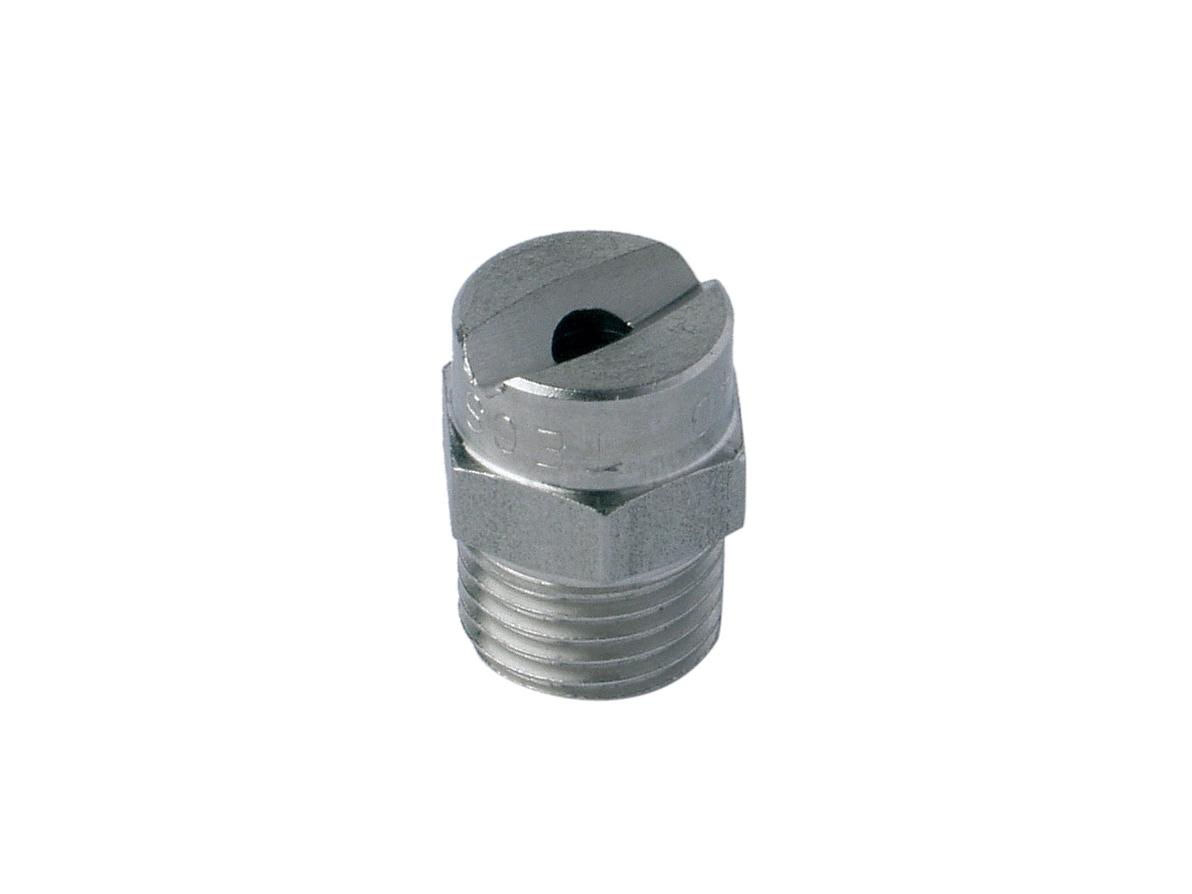 Flat jet nozzle type C3E 1/4"M index 30 angle 40° stainless steel