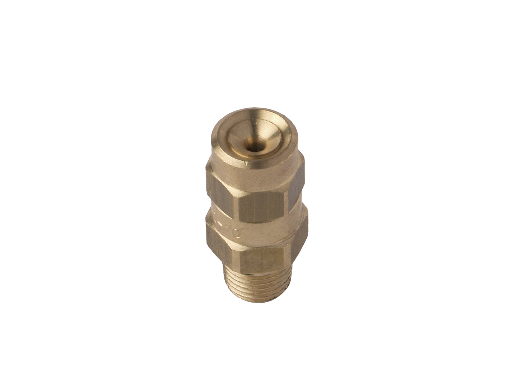 Full cone nozzle BB2 1/4"M index 10 brass