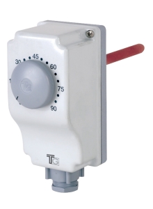 Immersion aquastat simple external adjustment 0-90°C