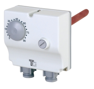 Immersion aquastat double external adjustment 0-90°C-safety 100°C