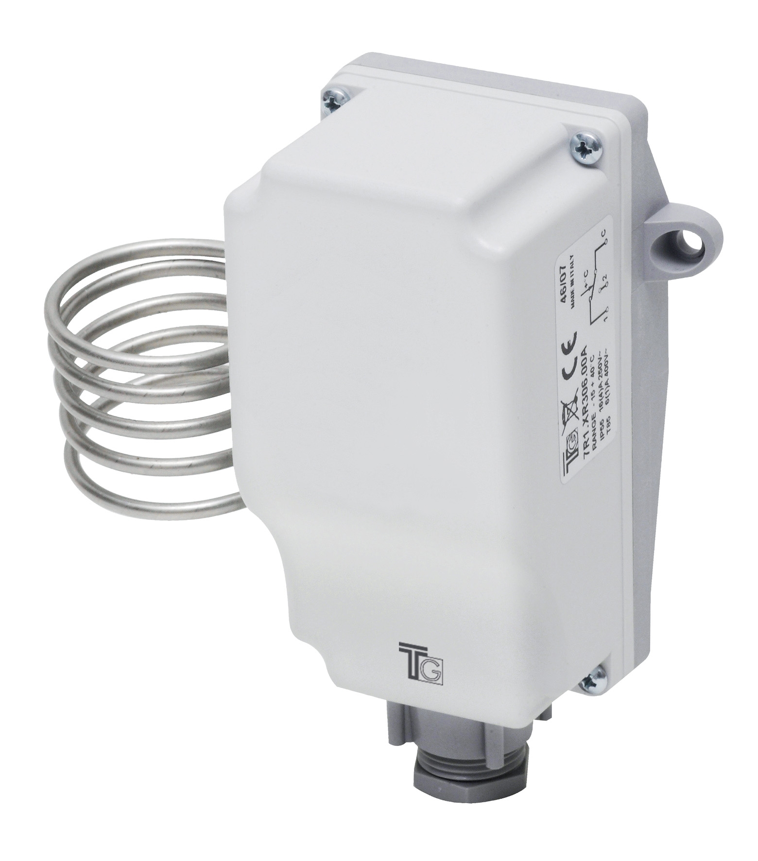 Sealed thermostat internal adjustment 0-40°C