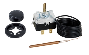 Aquastat external adjustment 0/120°C capillary 1.50M - kit
