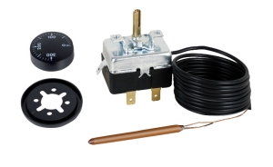 Aquastat external adjustment 0/300°C capillary 1.5M Complete Kit