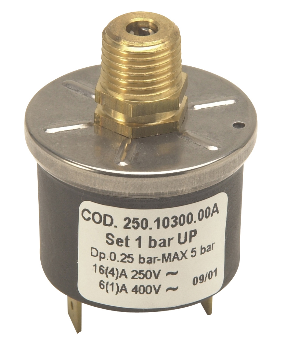 Round pressure switch 1 bar