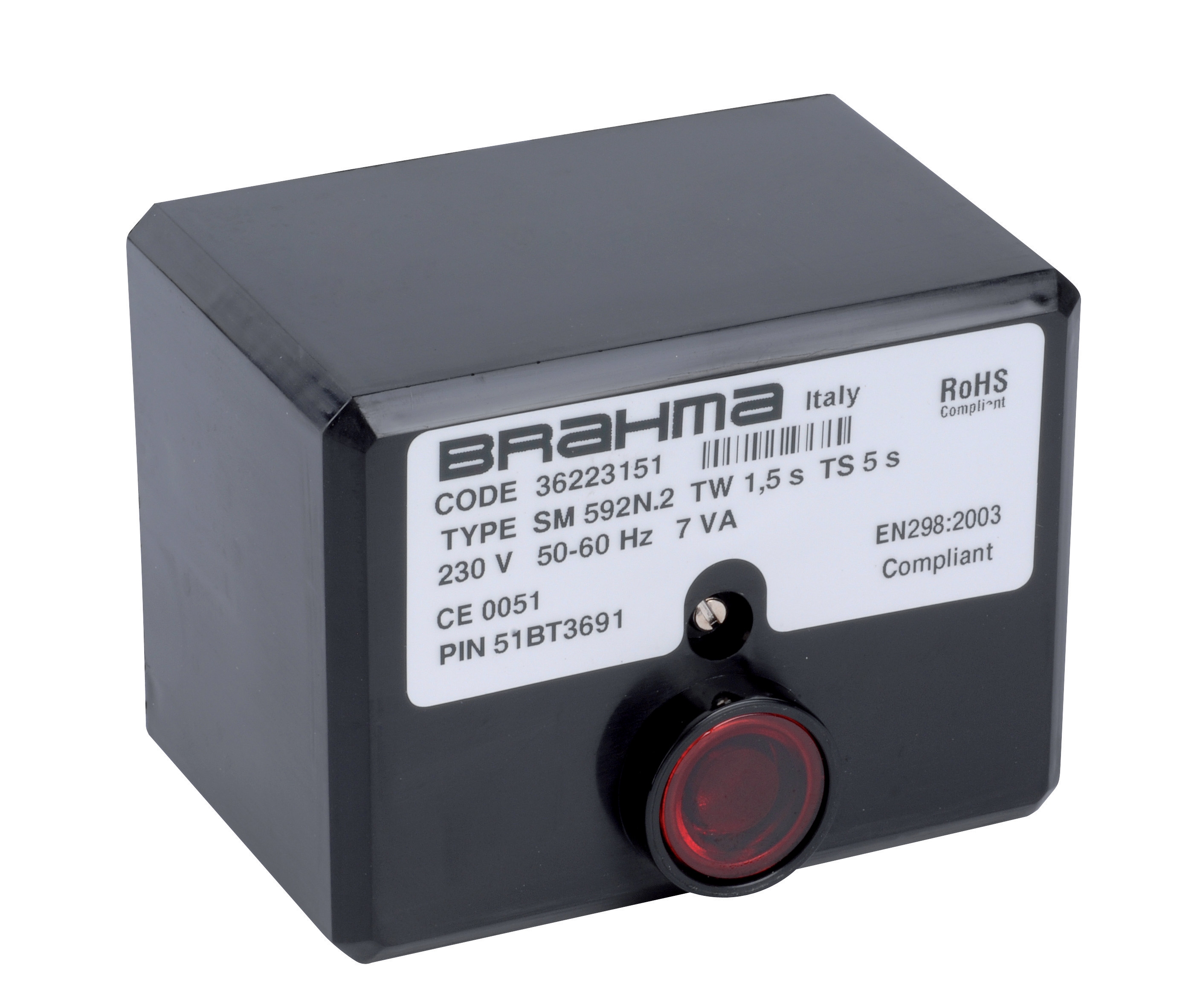 Brahma Burner Control Relay SM 592.2 TW1,5/TS5