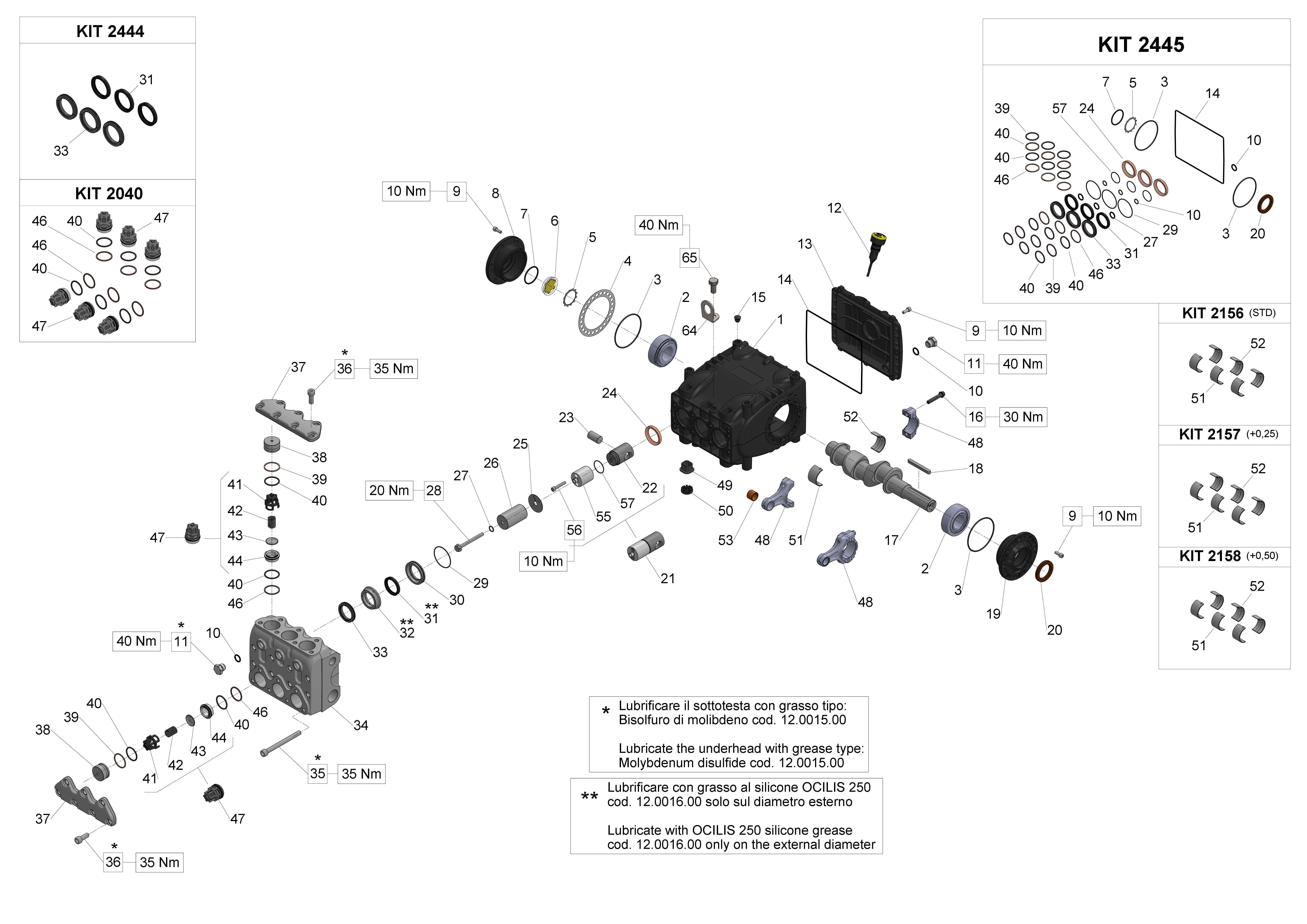 SW7091H — Male shaft (key) - GAS