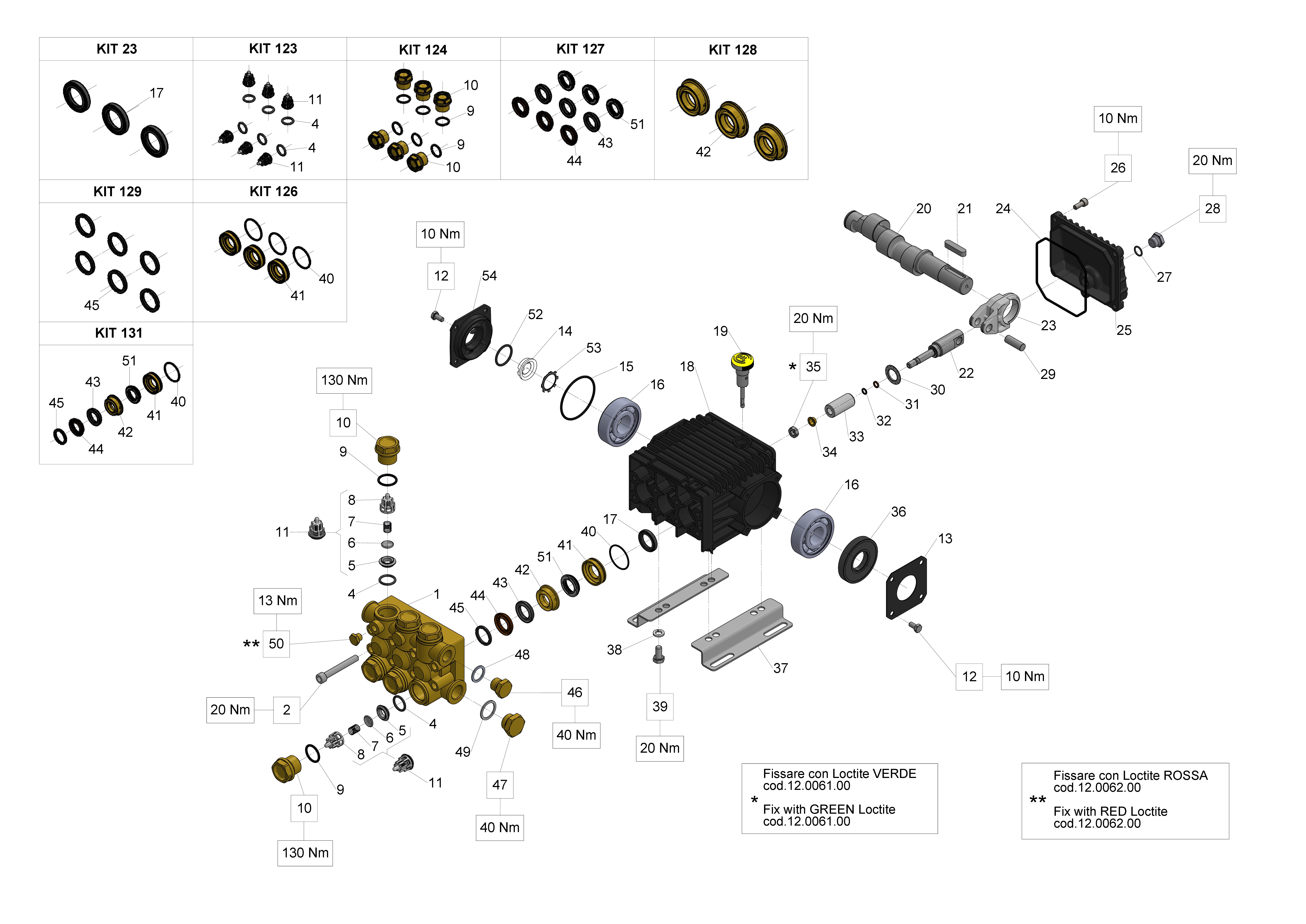 W112 — Male shaft (key)