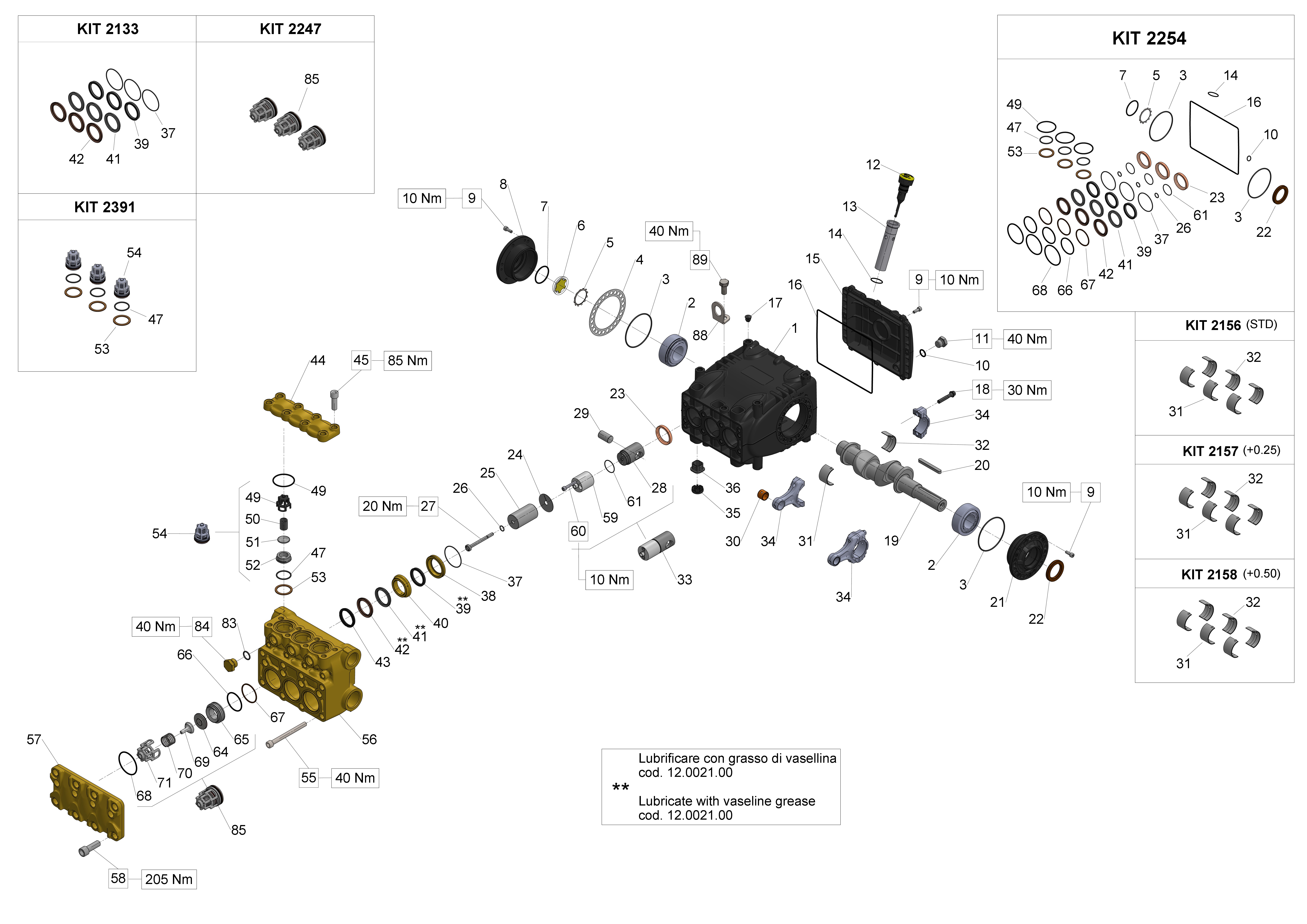 W120120 — Male shaft (key) - GAS