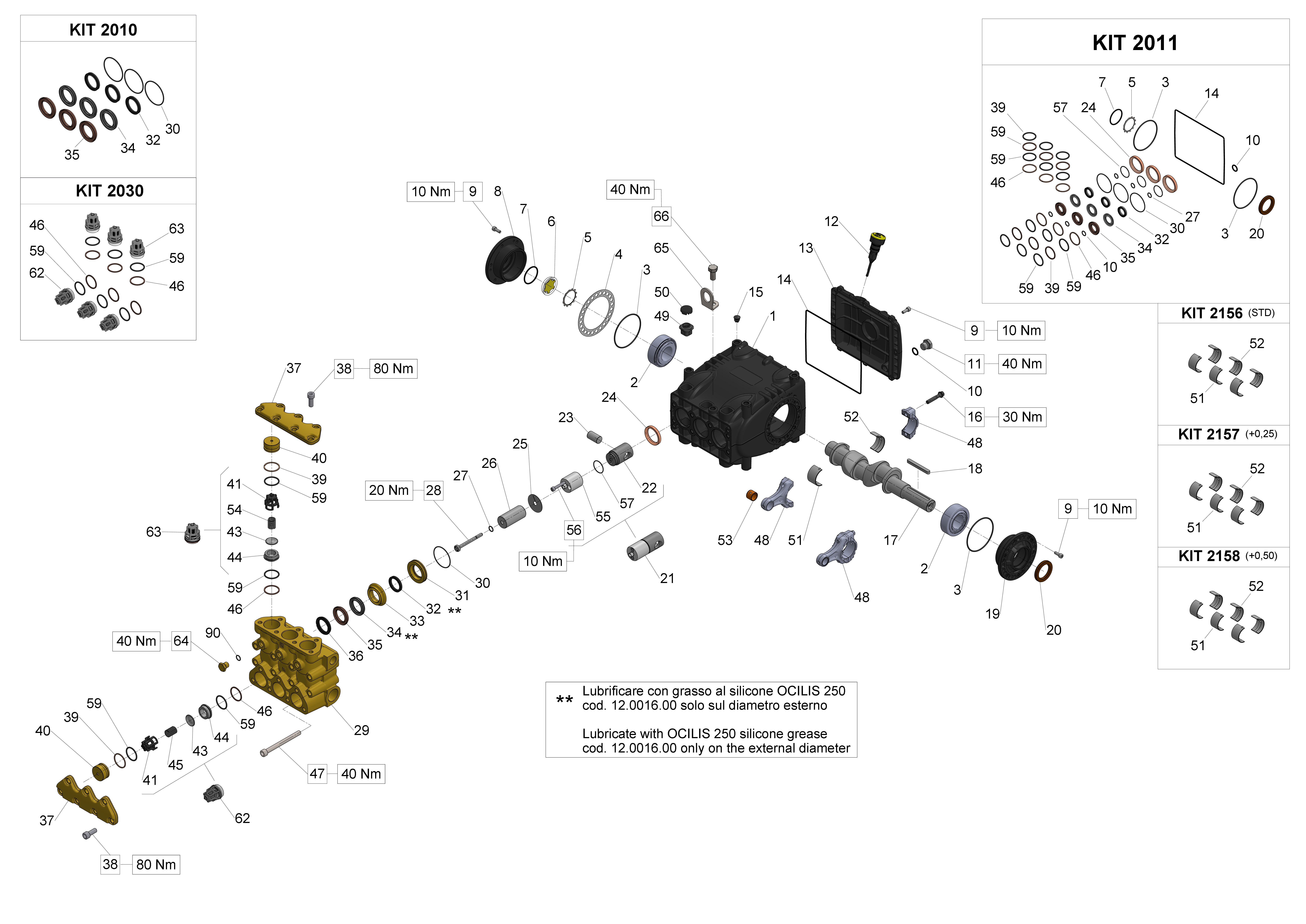 W12070H — Male shaft (key) - GAS
