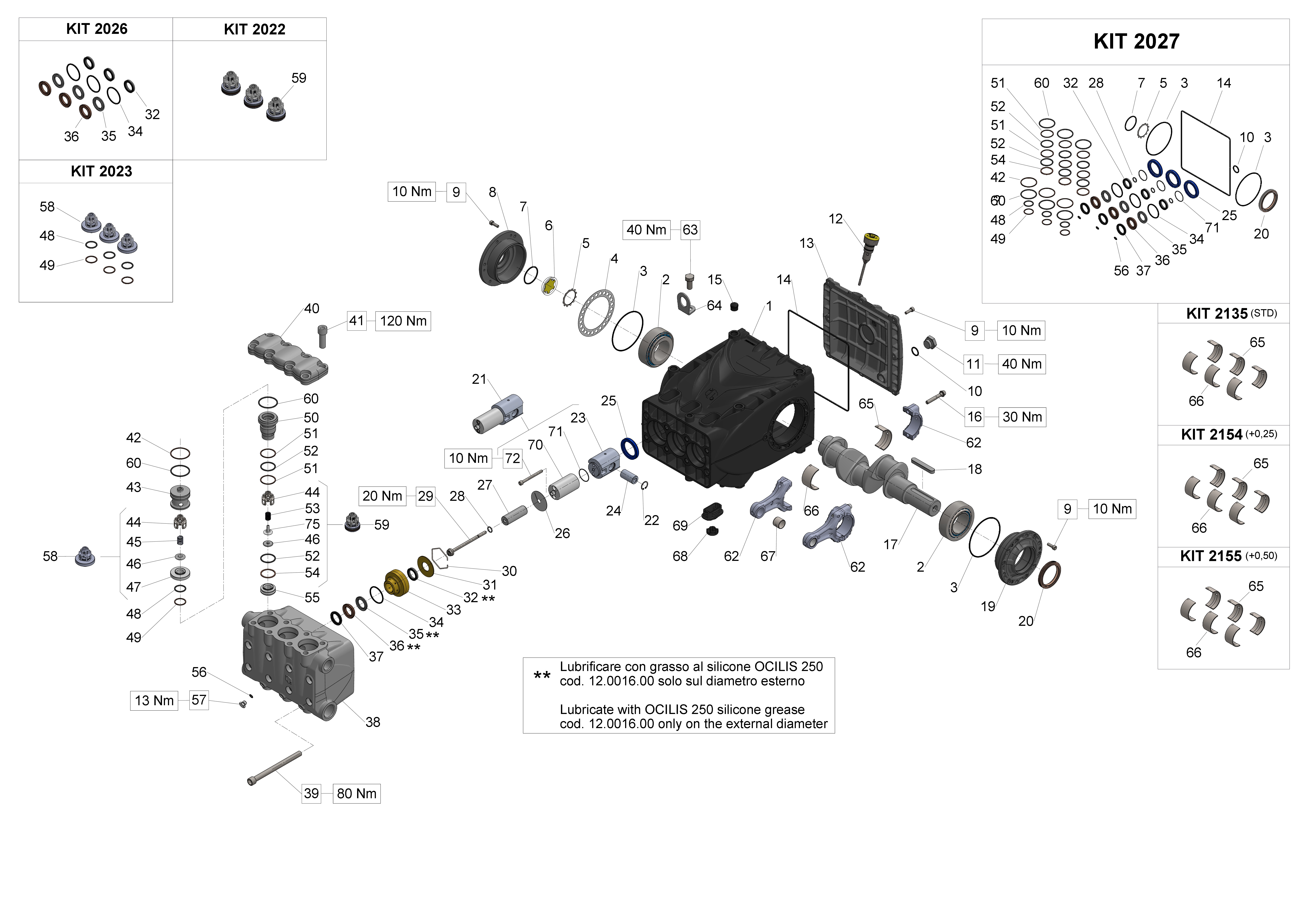 WK355 — Male shaft (key) - GAS
