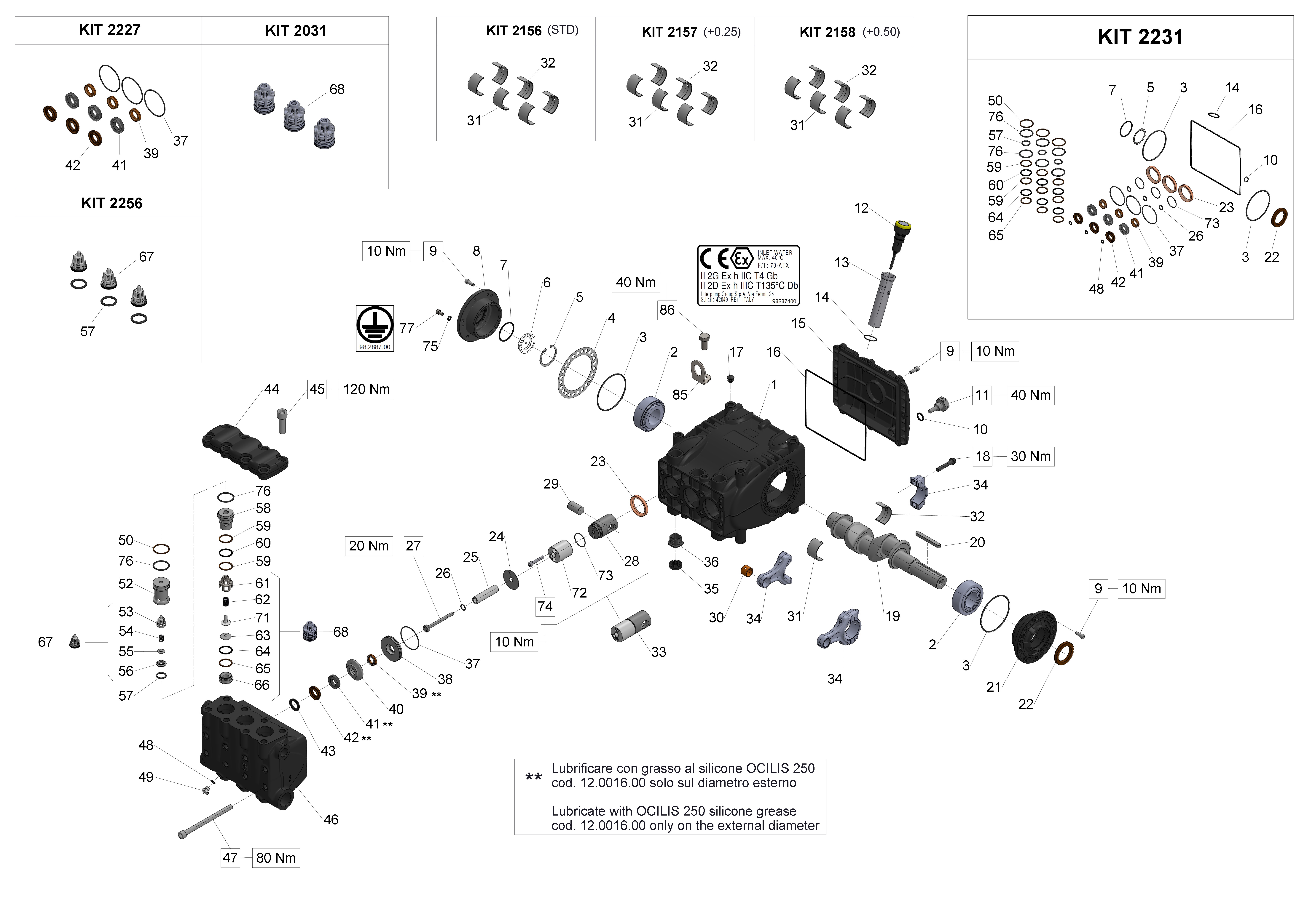 WK525 — Male shaft (key) - GAS