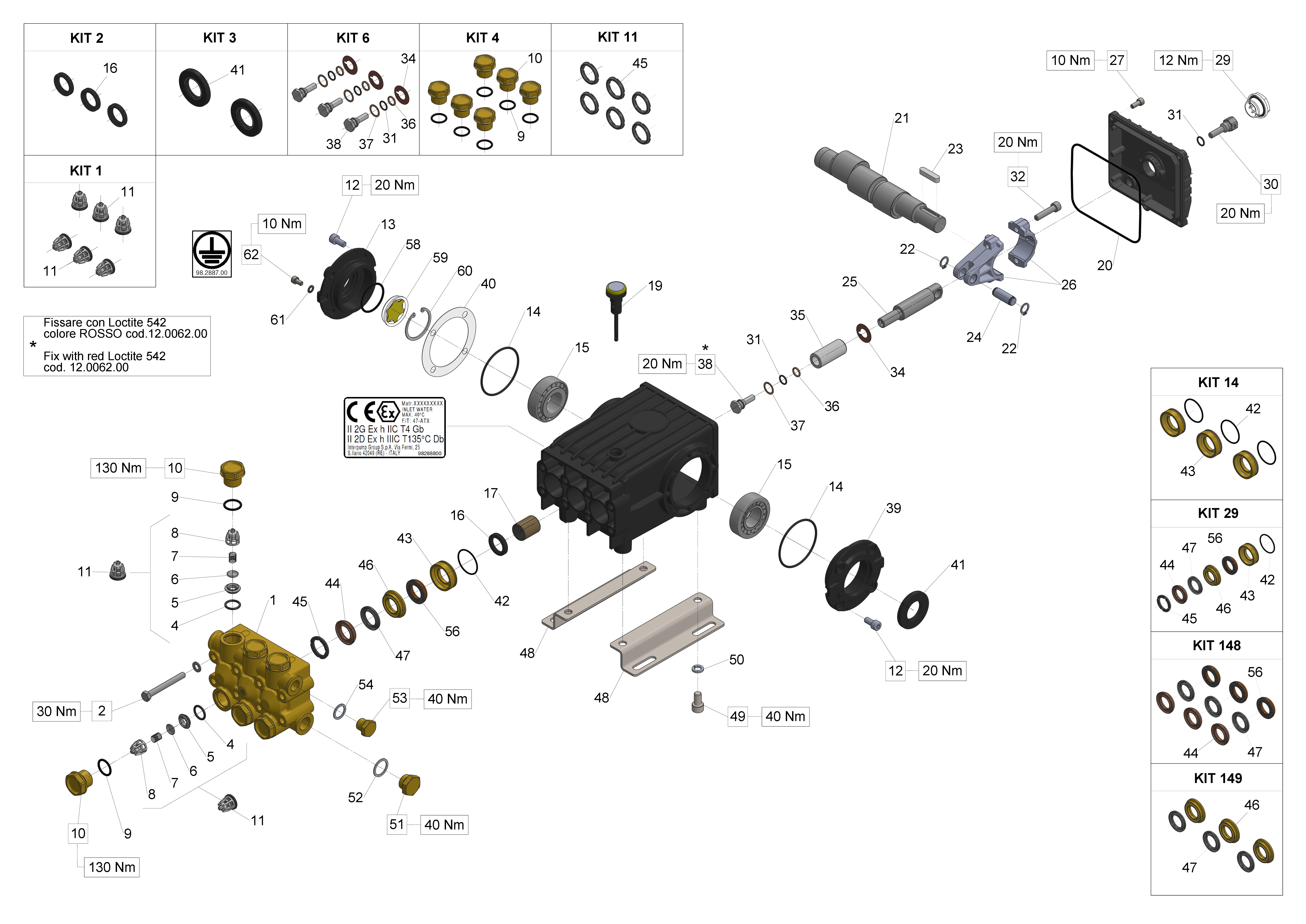 WS92 — Male shaft (key)