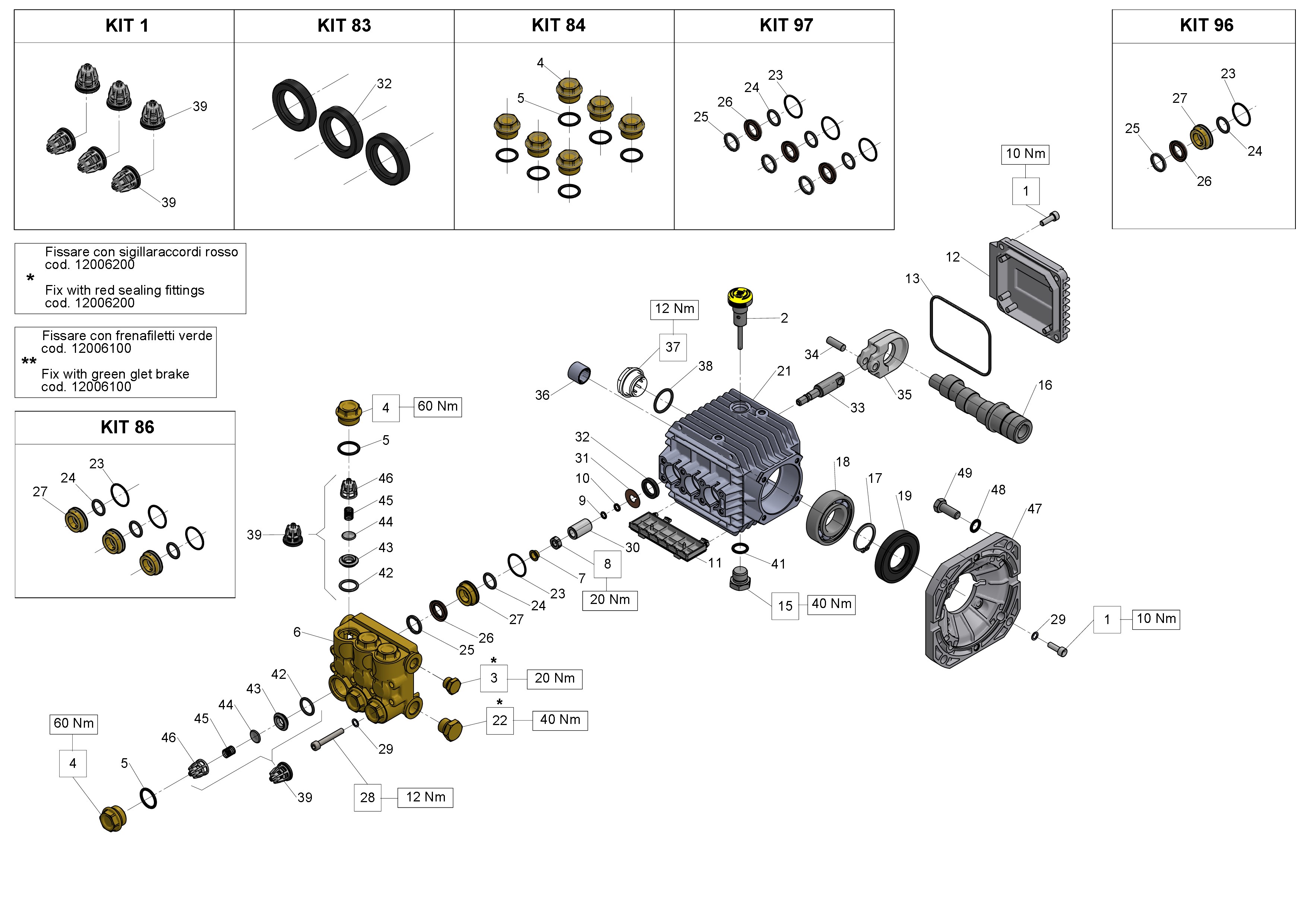 WW907 — Hollow shaft (key) + vers. A - GAS
