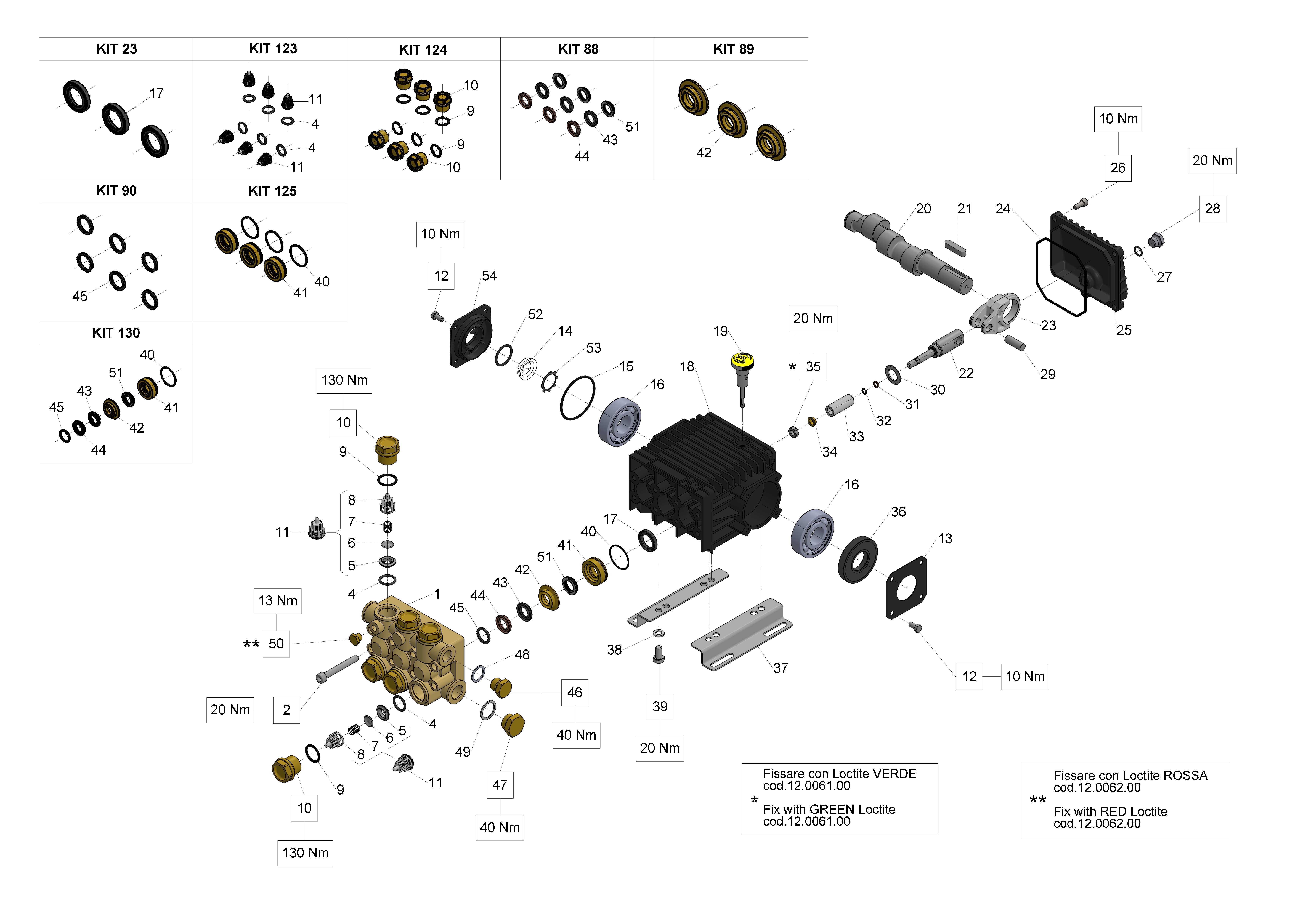 WW960 — Male shaft (key)